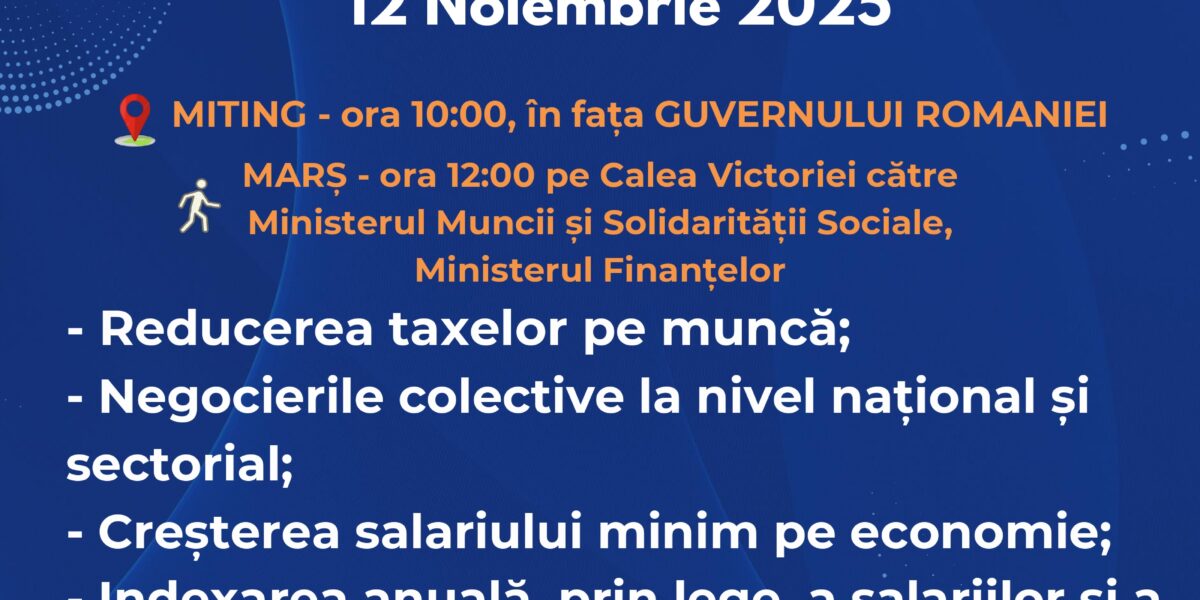 Miting și marș de protest