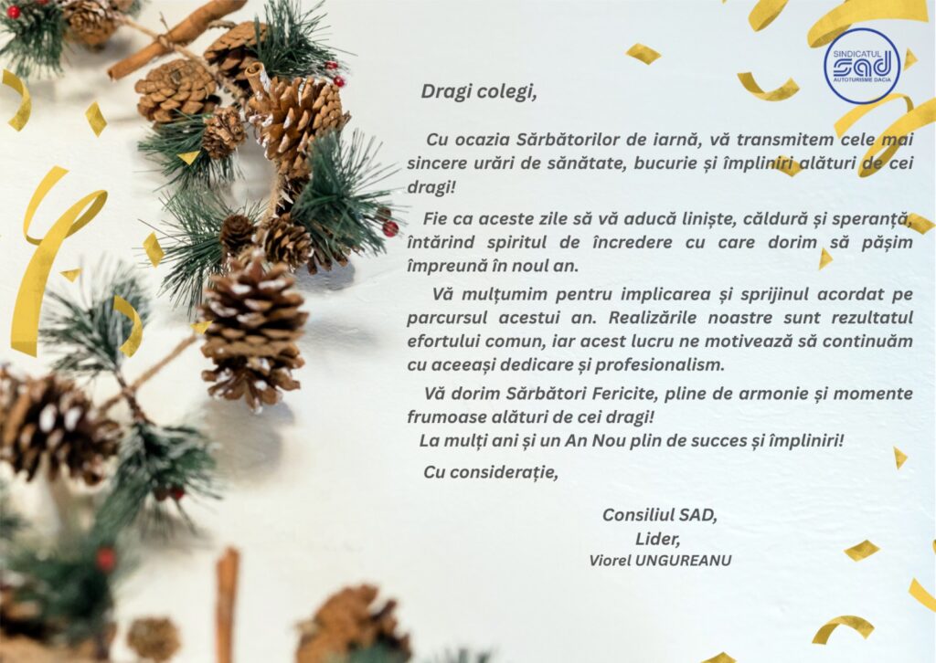 Sărbători Fericite!